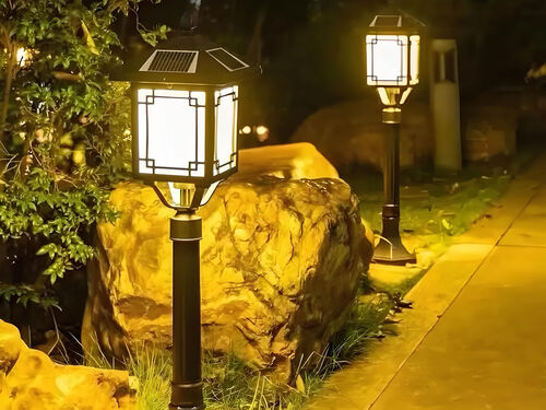 草坪灯厂家直供 户外 LED 太阳能景观灯工程定制产品实物图
