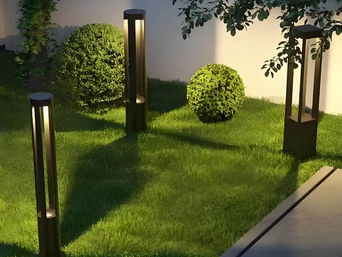 花园中式草坪灯 别墅庭院仿古造型装饰照明灯具整体外观 | 通用型结构 | 水利设备整体结构展示