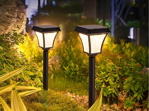 智能感应草坪灯 户外花园人体感应节能照明灯具整体外观 | 通用型结构 | 水利设备整体结构展示