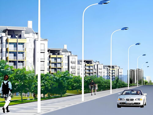 高杆防爆道路灯 国省道高强度夜间照明定制款产品实物图