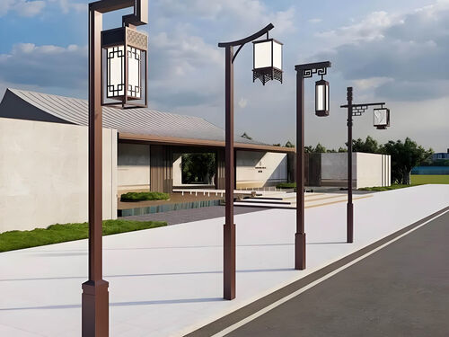 节能 LED 道路灯 城市车行道路夜间安全照明灯具整体外观 | 通用型结构 | 水利设备整体结构展示