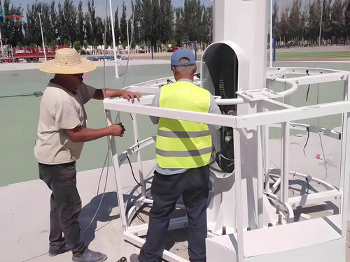 10 米高杆灯工程案例整体外观 | 通用型结构 | 高杆灯整体结构展示