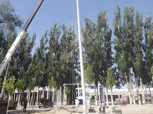 25 米高杆灯应用案例 | 城市体育场足球场照明建设项目