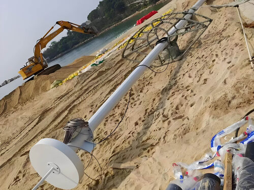 35/40 米高杆灯案例 | 远距离大范围照明工程效果展示