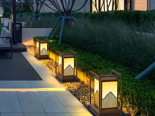 不锈钢圆柱形景观灯 户外公园广场装饰照明灯具整体外观 | 不锈钢 | 水利设备整体结构展示