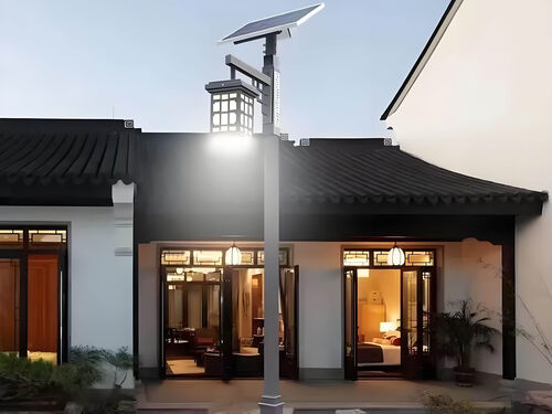 5 米欧式景观灯 别墅庭院花园高杆装饰照明现货产品实物图