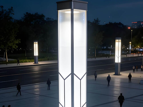 6 米不锈钢景观灯 市政公园广场高杆照明定制厂家整体外观 | 不锈钢 | 水利设备整体结构展示