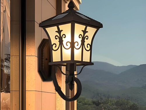 5 米欧式景观灯 别墅庭院花园高杆装饰照明现货整体外观 | 通用型结构 | 水利设备整体结构展示