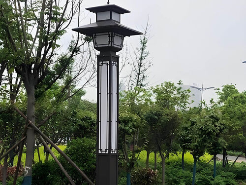 雕塑造型景观灯安装步骤与吊装安全整体外观 | 通用型结构 | 景观灯整体结构展示
