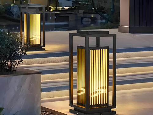 5 米不锈钢景观灯 厂区公园绿化亮化工程直供实物图