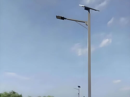 民族特色仿古太阳能路灯 6 米 50W 景区古镇路灯产品实物图