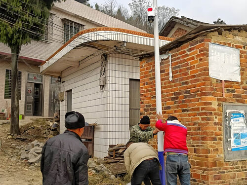 中式仿古景观灯落地案例：古镇景区夜景亮化项目分享整体外观 | 通用型结构 | 景观灯整体结构展示