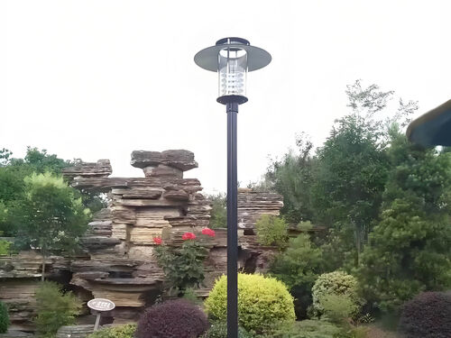 3.5 米学校庭院灯 节能 LED 户外防水照明灯具整体外观 | 通用型结构 | 水利设备整体结构展示