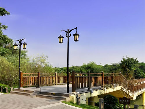 3.5 米 30W 节能庭院灯 学校户外防水 LED 照明路灯产品实物图