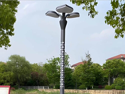 中式 LED 庭院灯 小区庭院仿古造型防水照明灯具实物图