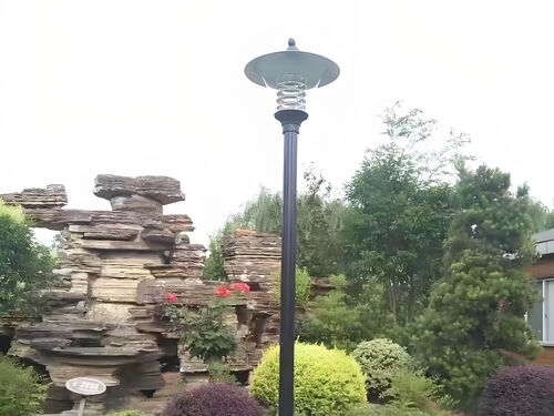 庭院太阳能路灯 3 米 20W 家用小型光伏 LED 路灯产品实物图