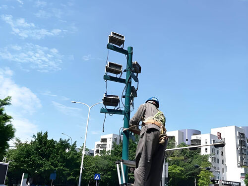 太阳能庭院灯锂电池维护案例：3 年续航稳定运行技术实操整体外观 | 太阳能供电 | 庭院灯整体结构展示