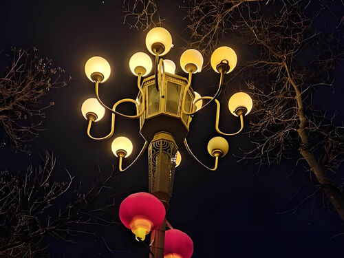 景区仿古中华灯 古镇文化街夜景装饰亮化灯具产品实物图